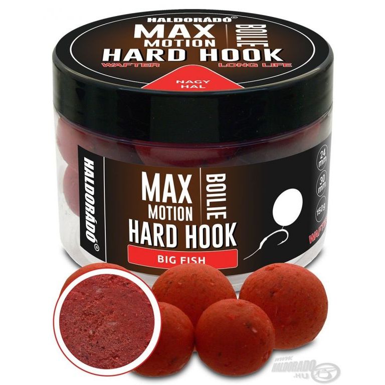 HALDORÁDÓ MAX MOTION Boilie Hard Hook Wafter 24, 30 mm - Nagy Hal