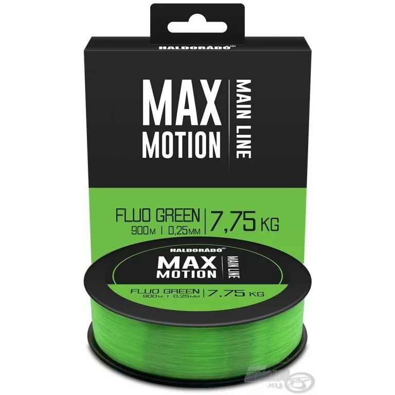 HALDORÁDÓ MAX MOTION CARP Fluo Green 0,25 mm / 900 m / 1