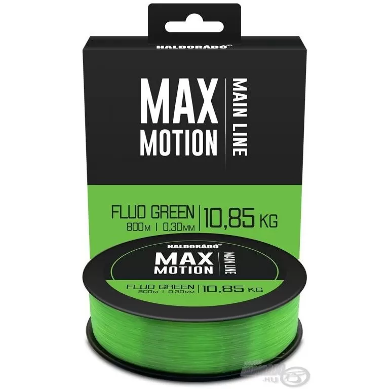 HALDORÁDÓ MAX MOTION Fluo Green 0,30 mm / 800 m / 1