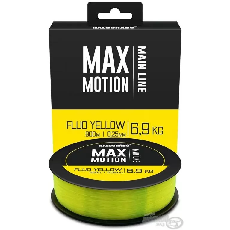 HALDORÁDÓ MAX MOTION Fluo Yellow 0,25 mm / 900 m / 1