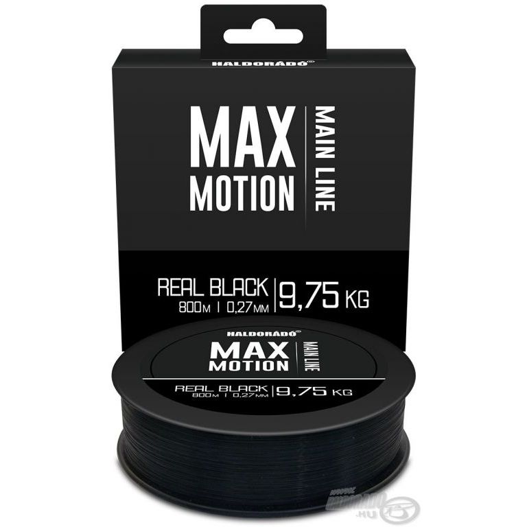 HALDORÁDÓ MAX MOTION Real Black 0,27 mm / 800 m