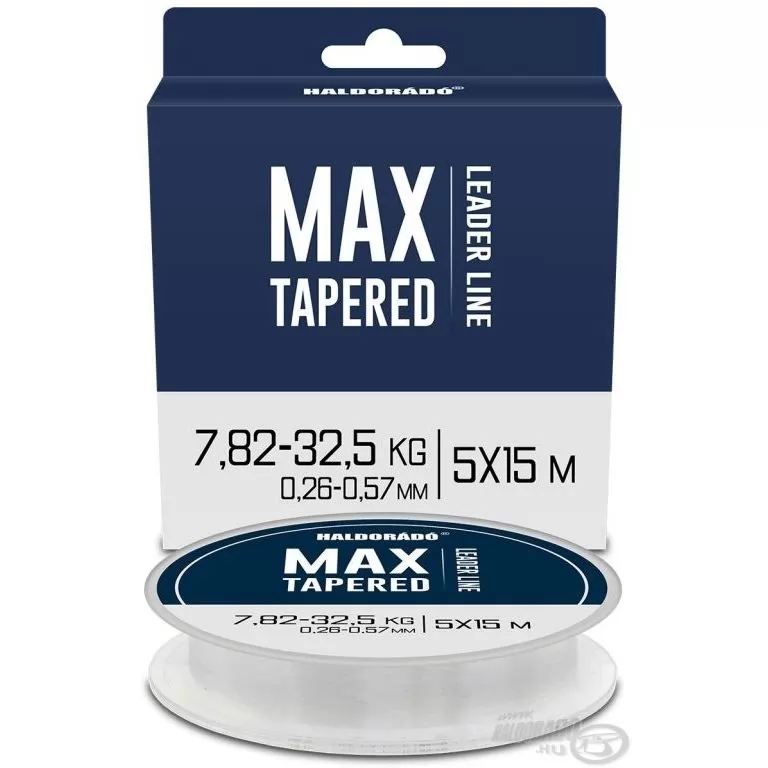 HALDORÁDÓ MAX TAPERED Leader 5x15 m - 0,26-0,57 mm / 1