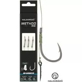 HALDORÁDÓ Method Rig 8 Braid 15 mm / Power 4 Barbed mikroszakállas horoggal termék kép