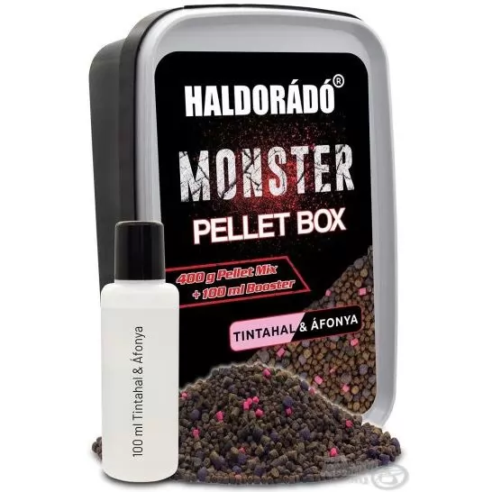 HALDORÁDÓ MONSTER Pellet Box - Tintahal & Áfonya