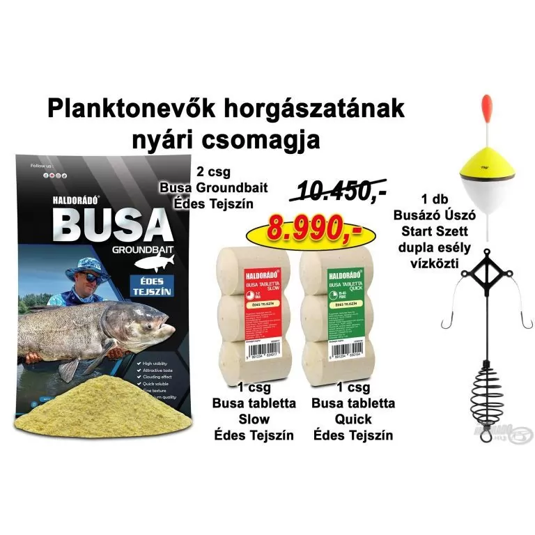 HALDORÁDÓ Nyári recept 6 - Planktonevők horgászatának nyári csomagja / 1