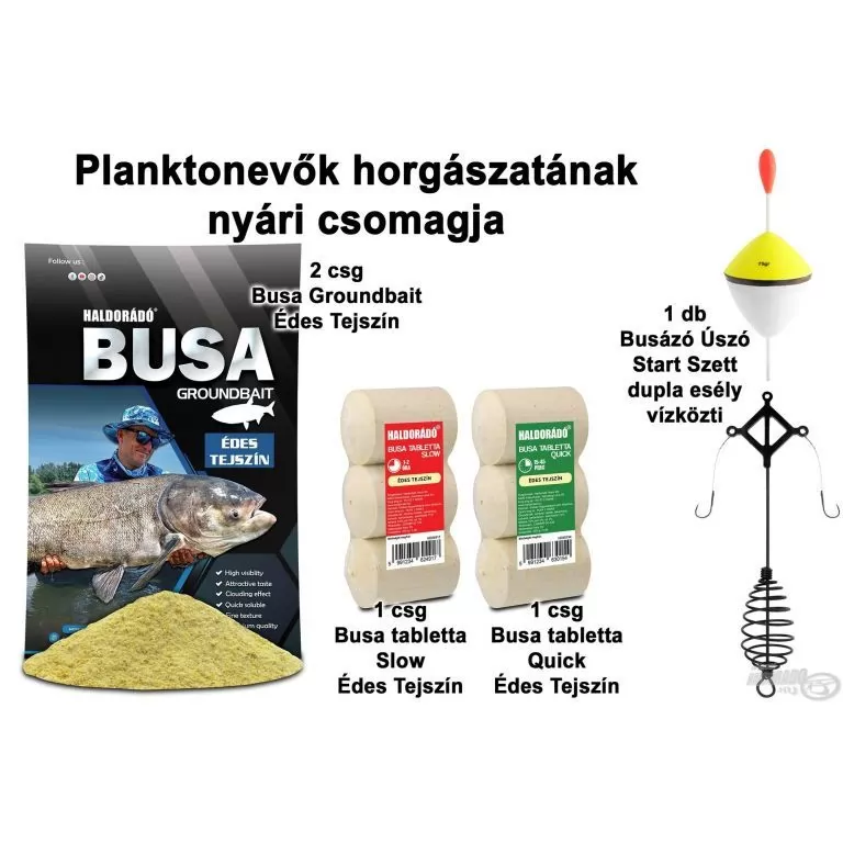 HALDORÁDÓ Nyári recept 6 - Planktonevők horgászatának nyári csomagja / 1