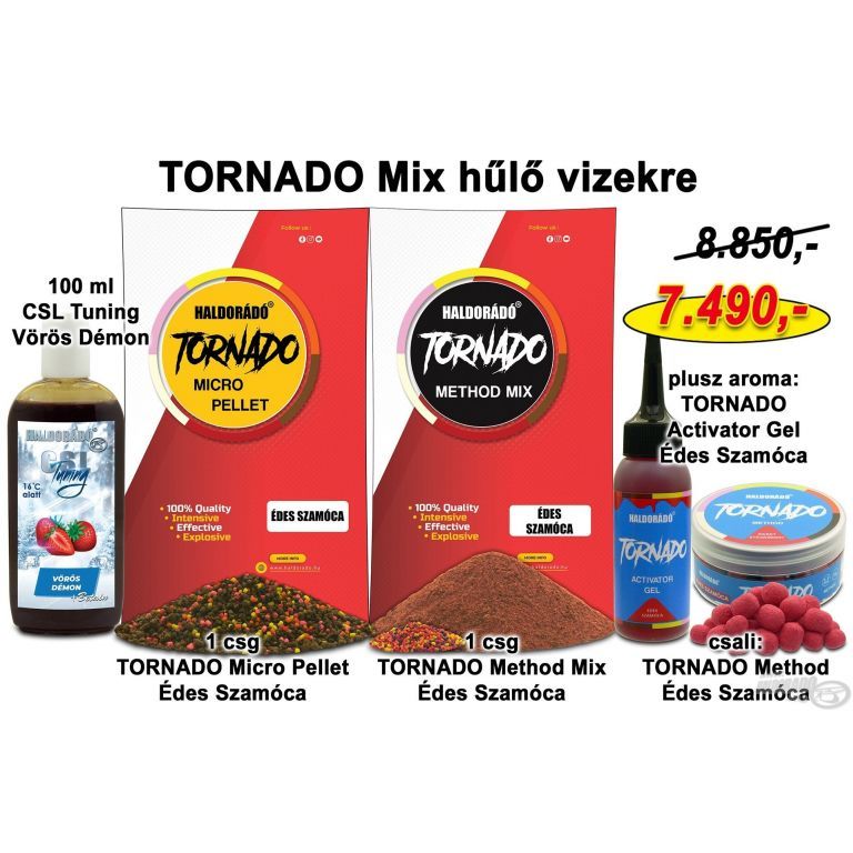 HALDORÁDÓ Őszi recept 12 - TORNADO Mix hűlő vizekre