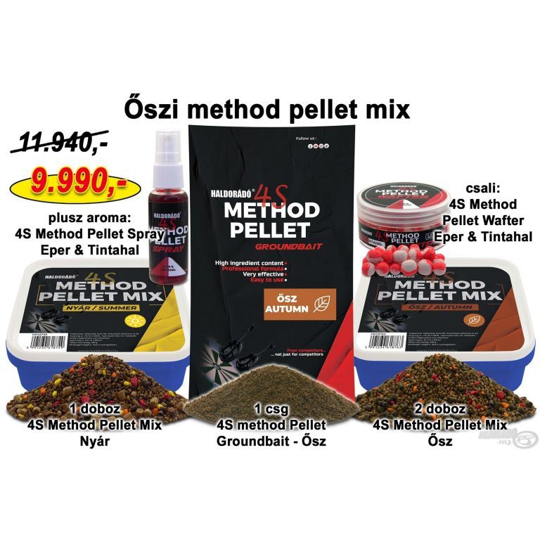 HALDORÁDÓ Őszi recept 3 - Őszi method pellet mix