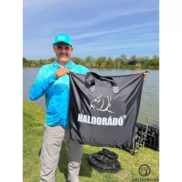 HALDORÁDÓ Power Carp Zip Mesh 4 m - verseny haltartó erősített aljú, cipzáros, hordtáskával / 11