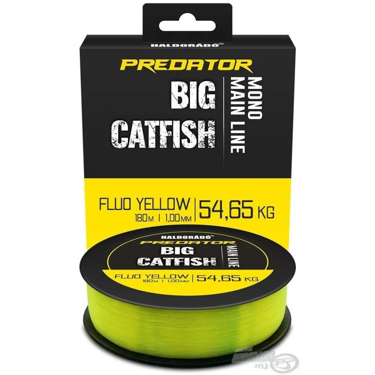 HALDORÁDÓ Predator Catfish Line Mono Fluo Yellow 1,00 mm / 180 m / 1