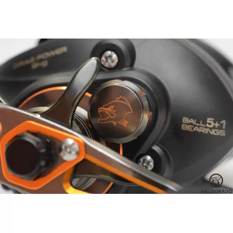 HALDORÁDÓ Predator Gold Zone Baitcast T120L erős univerzális multiplikátoros pergető orsó / 8