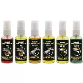 HALDORÁDÓ PREDATOR ragadozó aroma spray - MIX-6 / 6 íz egy dobozban