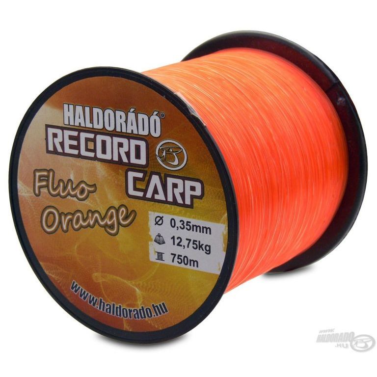 HALDORÁDÓ Record Carp Fluo Orange 0,35 mm / 750 m