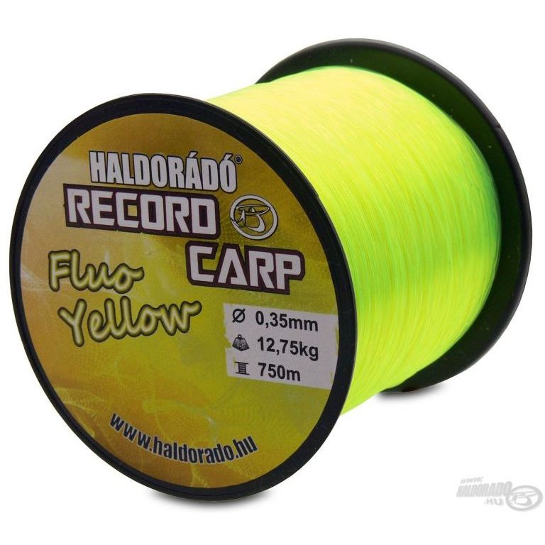 HALDORÁDÓ Record Carp Fluo Yellow 0,25 mm / 900 m