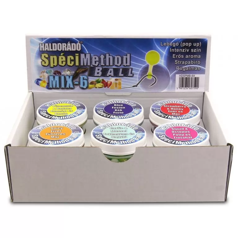 HALDORÁDÓ SpéciMethod Ball - MIX-6 / 6 íz egy dobozban HALDORÁDÓ SpéciMethod Ball - MIX-6 / 6 íz egy dobozban