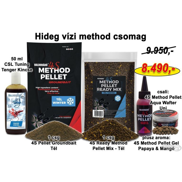 HALDORÁDÓ Téli recept 1 - Hideg vízi method csomag