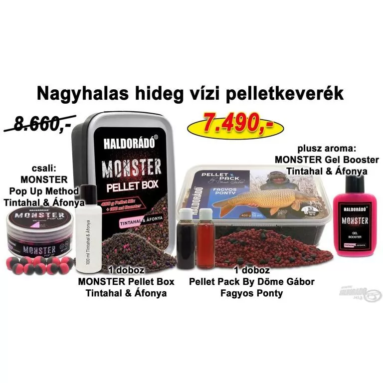 HALDORÁDÓ Téli recept 4 - Nagyhalas hideg vízi pelletkeverék / 1