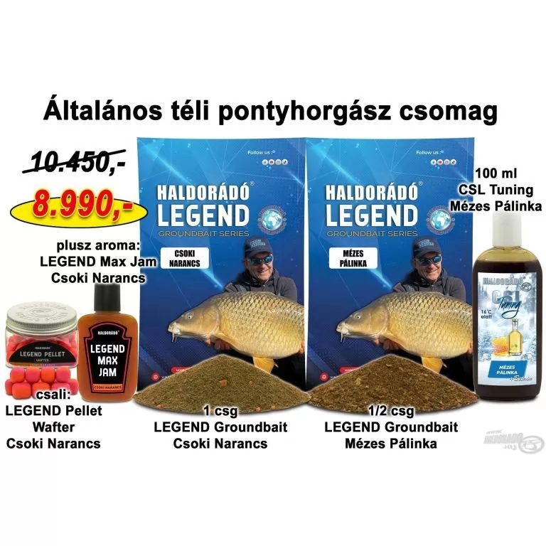 HALDORÁDÓ Téli recept 9 - Általános téli pontyhorgász csomag / 1