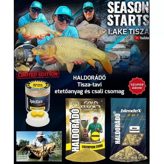 HALDORÁDÓ Tisza-tavi etetőanyag és csali csomag