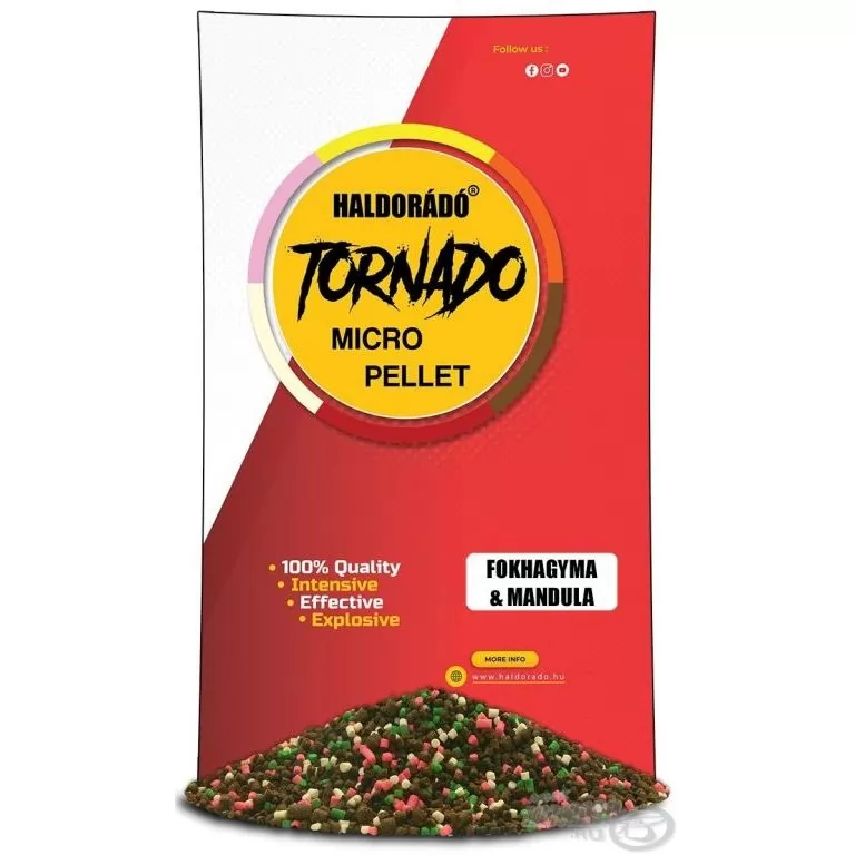 HALDORÁDÓ TORNADO Micro Pellet - Fokhagyma & Mandula / 1