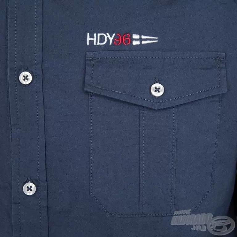 HALDORÁDÓ TRIBORD UPF 40+ UV szűrős ing sötétkék L/XL HALDORÁDÓ TRIBORD UPF 40+ UV szűrős ing sötétkék L/XL