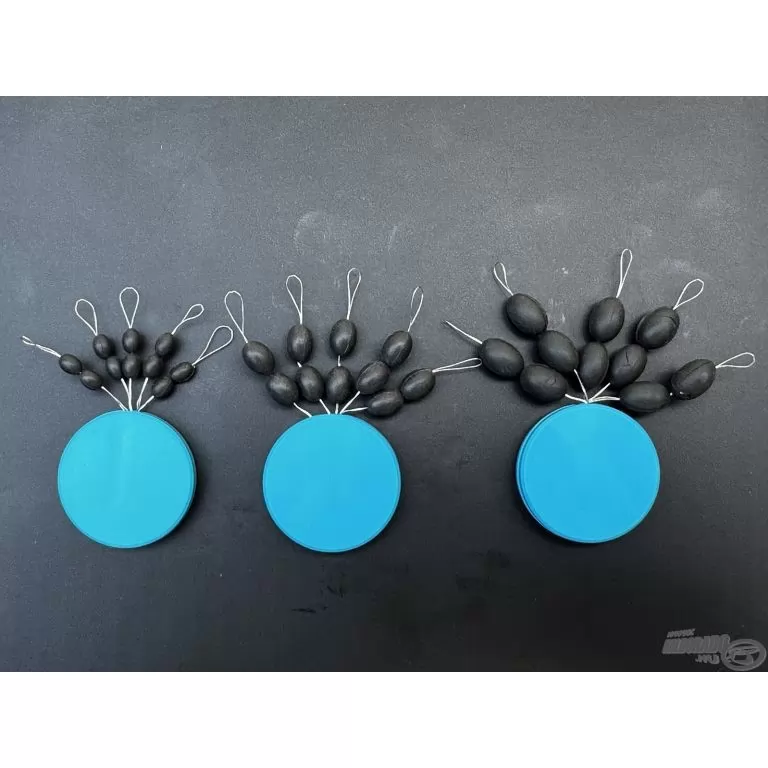 HALDORÁDÓ Tungsten Oval Bead 4 mm - Volfrám horogelőke súlyozó és gumi ütköző / 9