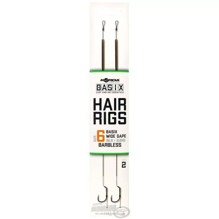 KORDA Basix Wide Gape B előkötött horog - 4 / 1