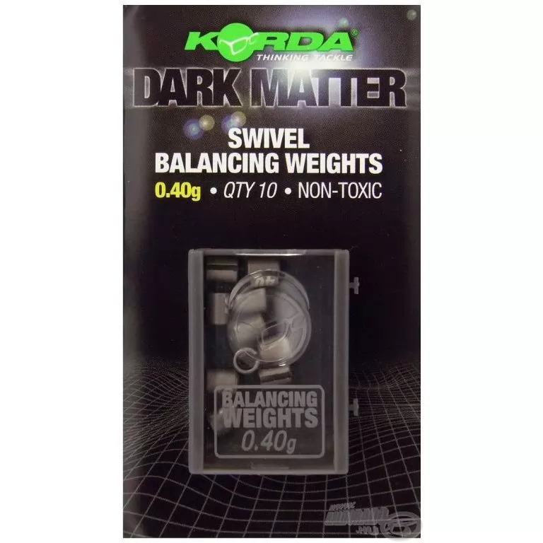 KORDA Dark Matter Balancing Weights 0,40 g / 1