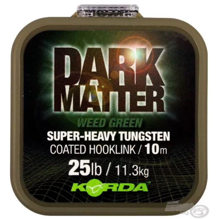 KORDA Dark Matter Tungsten Coated Braid Green 10 m - 25 Lbs / 1