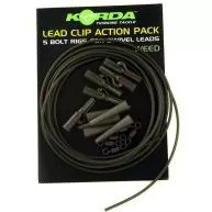 KORDA Lead Clip Action Pack Weed