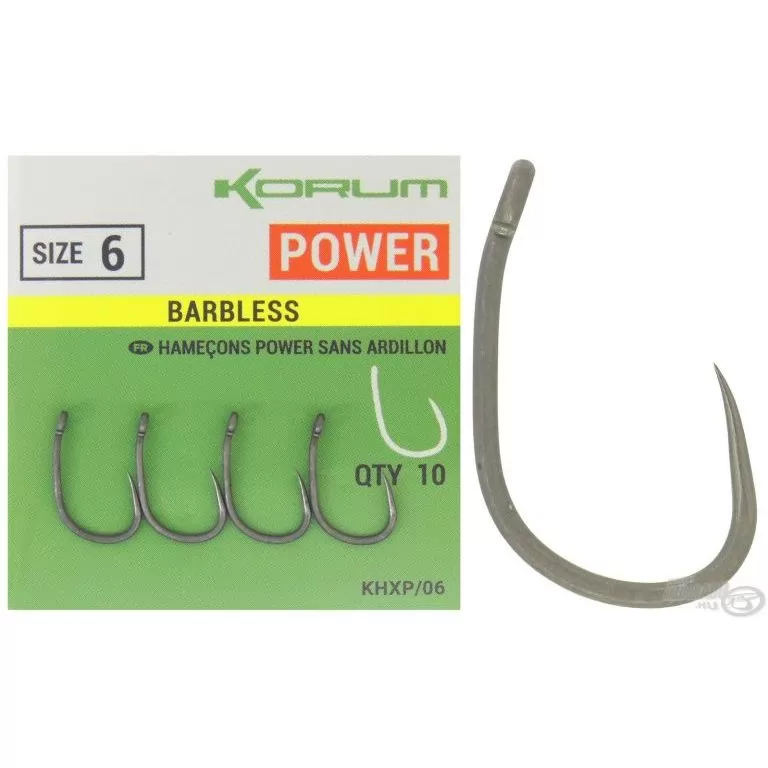 KORUM Xpert Power Barbless - 10 / 1