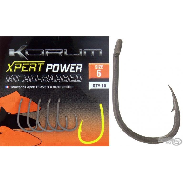 Korum Xpert Power Micro Barbed Hooks