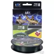 L&K Fine Braid 8 Dark Green - 0,06 mm