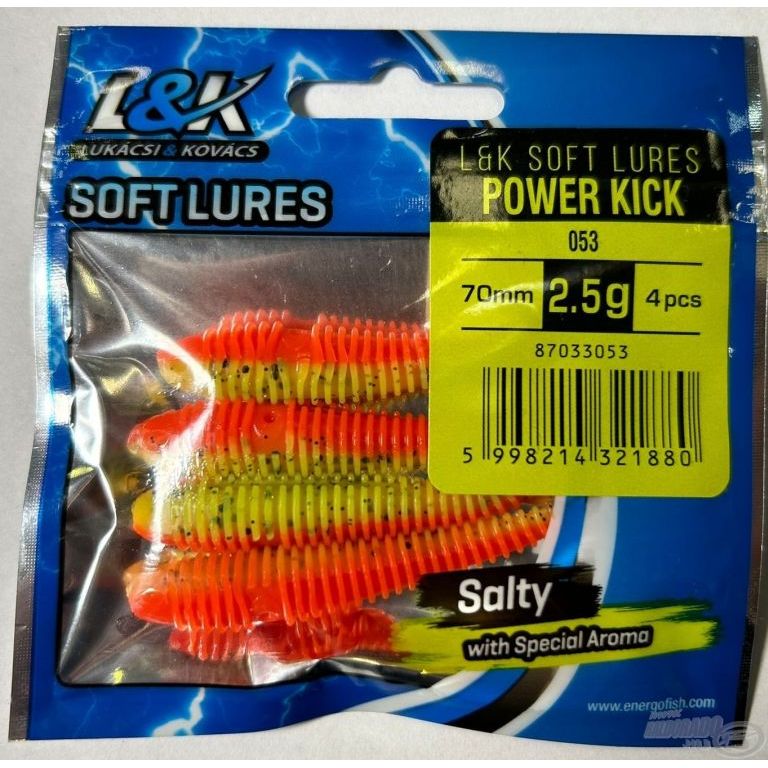 L&K Power Kick 7 cm - 053 piros-sárga