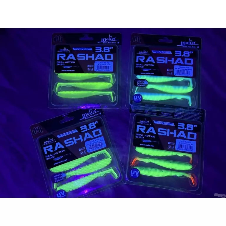 MOLIX RA SHAD 9,6 cm - UV Citrus / 2