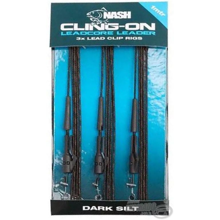 NASH Cling-On Leadcore Lead Clip Leader Silt 1 m