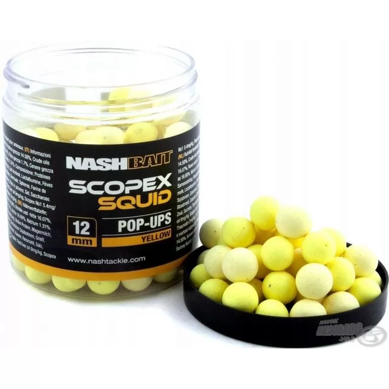 NASH Scopex Squid Pop Up Yellow 12 mm / 1