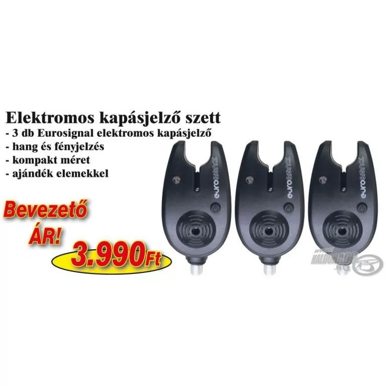 NEVIS Eurosignal elektromos kapásjelző 3 db / 1