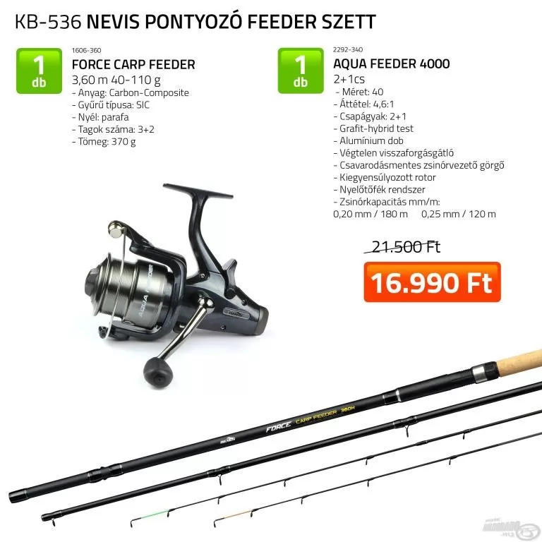 NEVIS Pontyozó Feeder szett (KB-536) / 1