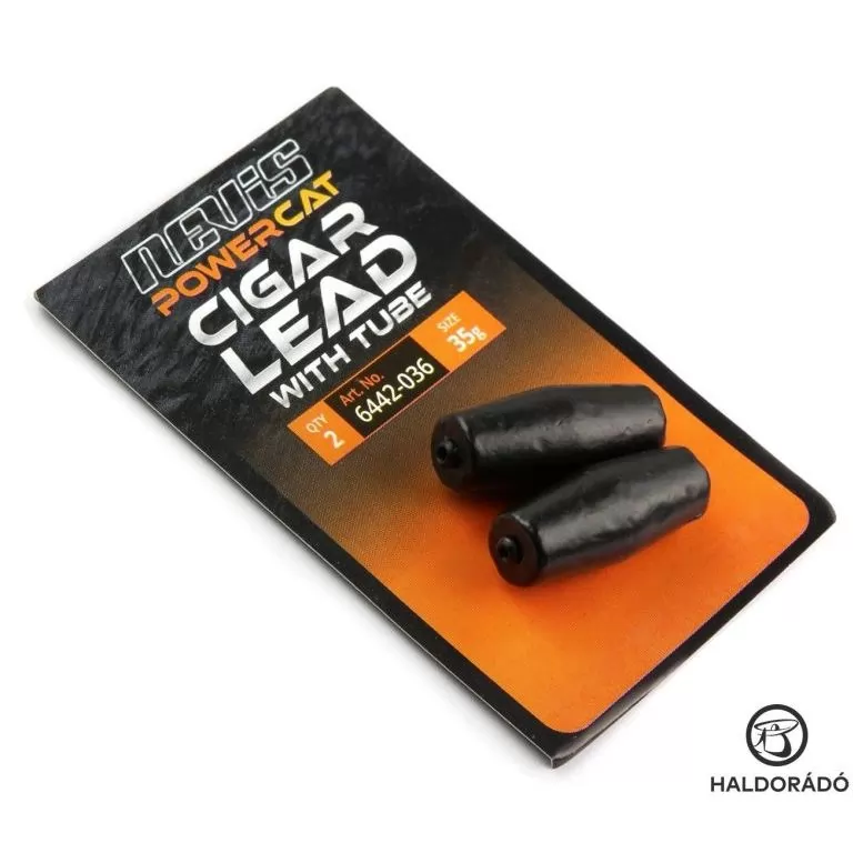 NEVIS Szivarólom harcsázó szerelékhez betétes 60 g - 2 db / 2