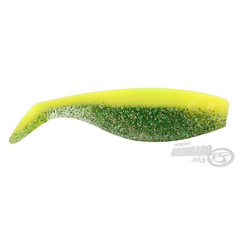 NEVIS Vantage Super Shad 7 cm - sárga-zöldcsillám
