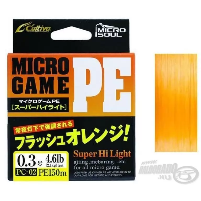 OWNER Micro Game 4X Orange 150 m - 0,08 mm / 1