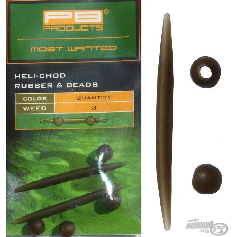 PB PRODUCTS Heli-Chod Rubber & Beads Weed