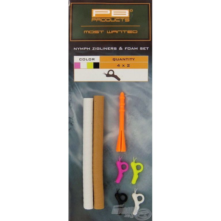 PB PRODUCTS Zigliners & Foam Set - Nymph