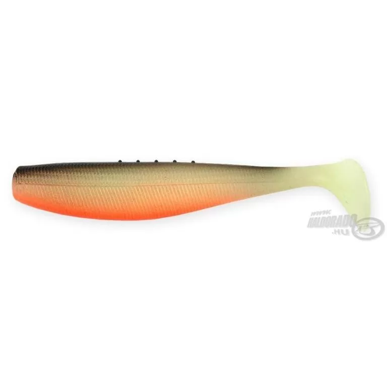 REIVA Flat Minnow Shad 10 cm - Fekete-Fehér-Narancs / 1