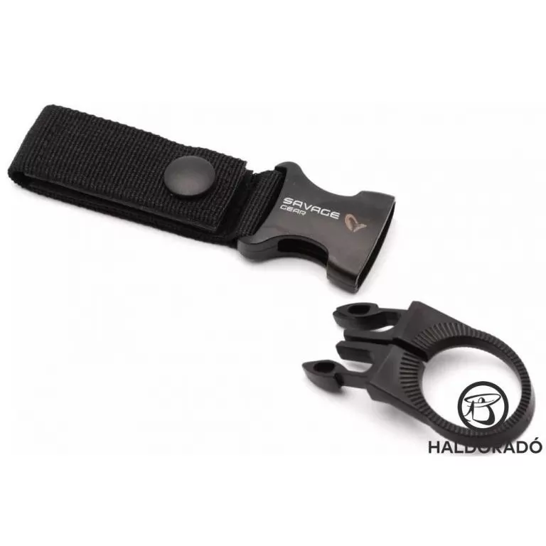 SAVAGE GEAR Bottle and Net Clip gyorscsatlakozós száktartó / 1