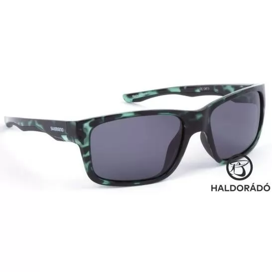 SHIMANO Aspire Green Tortoiseshell & Dark Grey napszemüveg