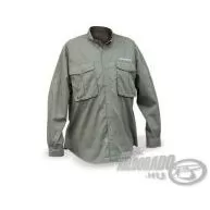 SHIMANO S.T.C. Hosszú ujjú ing olive L