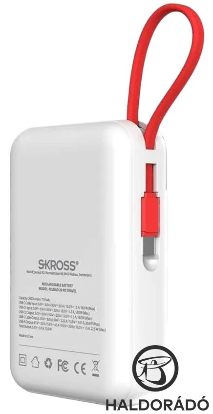 SKROSS Power bank Travel 20.000mAh / 2