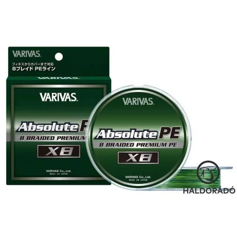 VARIVAS Absolute Premium Green PE X8 150 m - 1,0 / 1